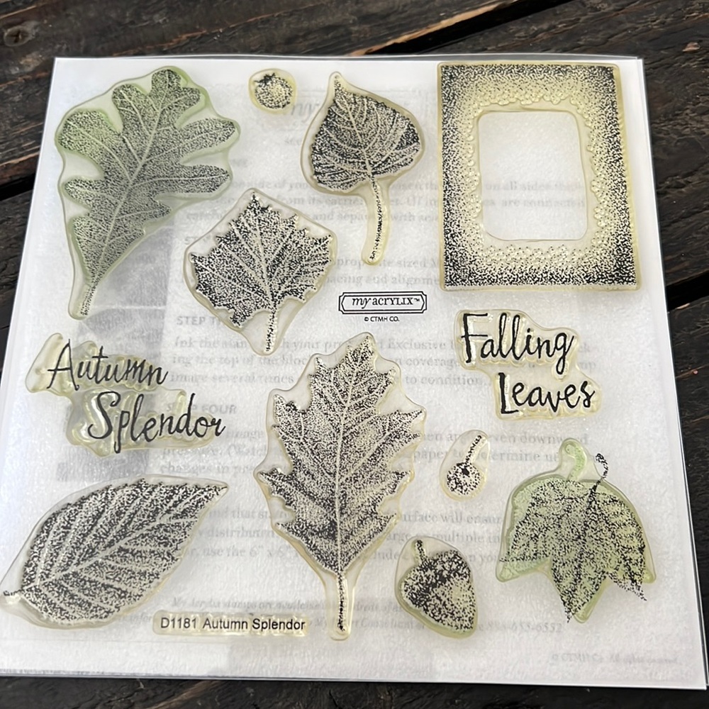 Close to my heart my acrylix stamp set-Autumn Splendor